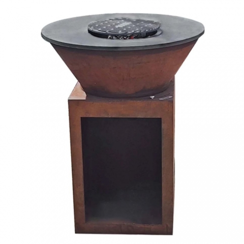 Barbacoa Circular Exterior de Hierro Fundido