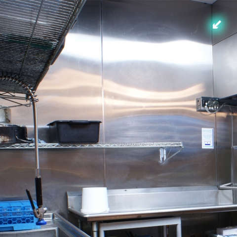 Barra Unión para Pared de Cocina Profesional