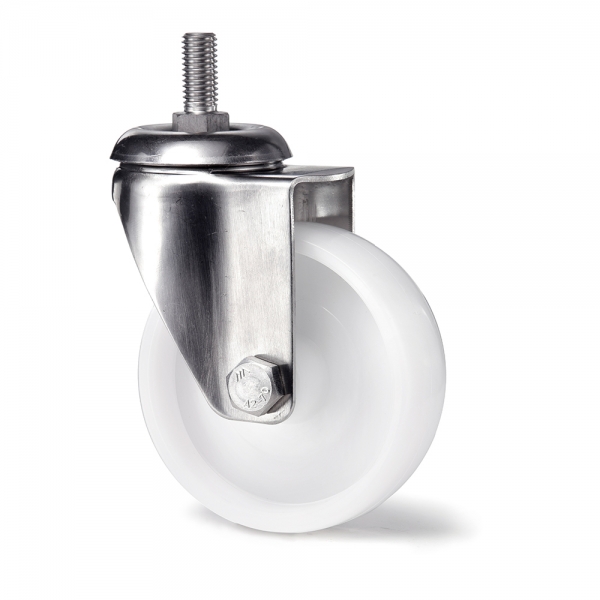 Rueda de nylon de 100 mm INOX