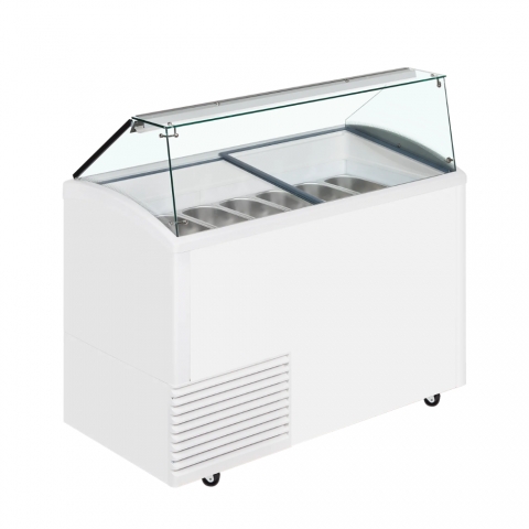 Vitrina Helados con Ruedas para 10 Bandejas