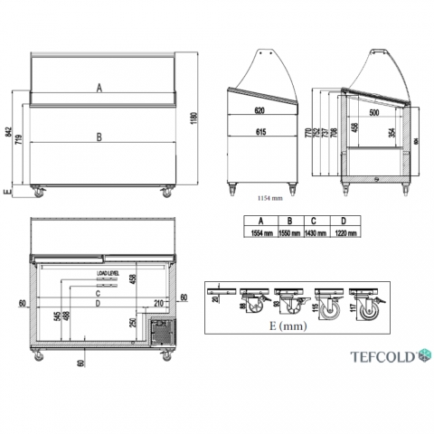 Vitrina Helados 11 Bandejas