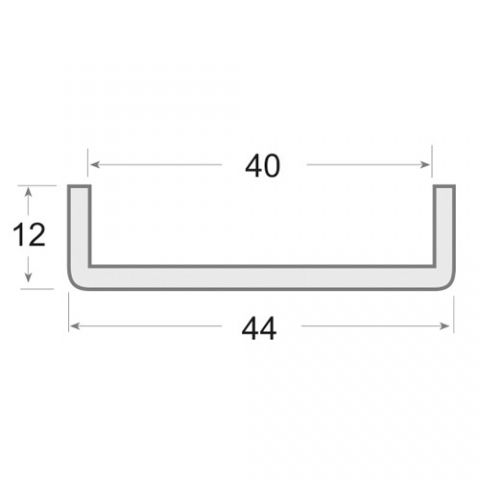 Medidas Perfil PVC N-118