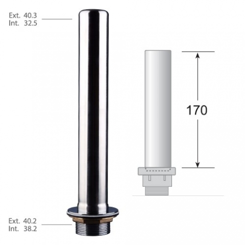 Tubo Rebosadero para Fregadero FR-TR