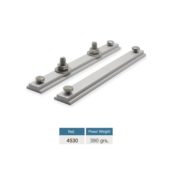 Conjunto unión soporte central para correderas 3530, 4530 y 5530.
