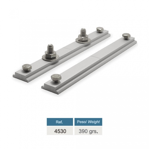 Conjunto unión soporte central para correderas 3530, 4530 y 5530.