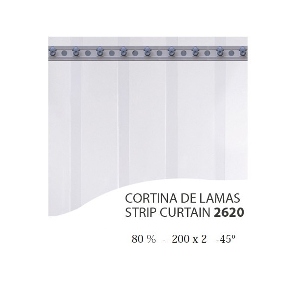 Cortina de Tiras de Plástico