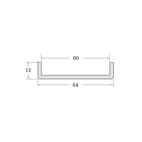 Medidas perfil puerta de PVC N.5