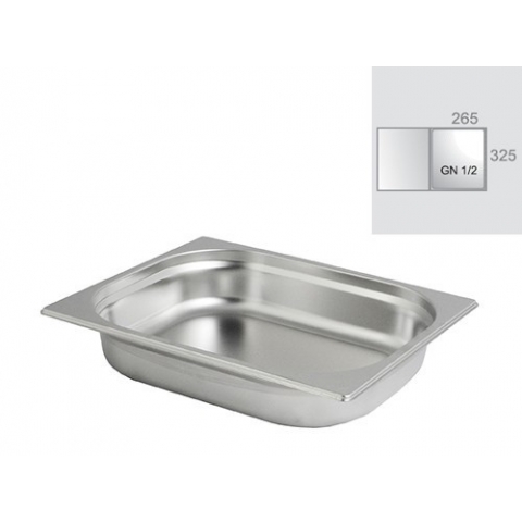 Bandeja GASTRONORM 1/2 Acero INOX Bandeja GASTRONORM 1/2 Acero INOX