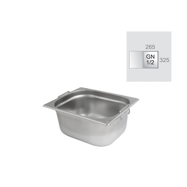 Bandejas con asas medidas GASTRONORM