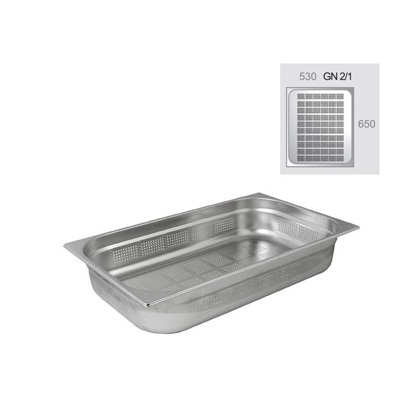 Bandejas perforadas en medidas GASTRONORM