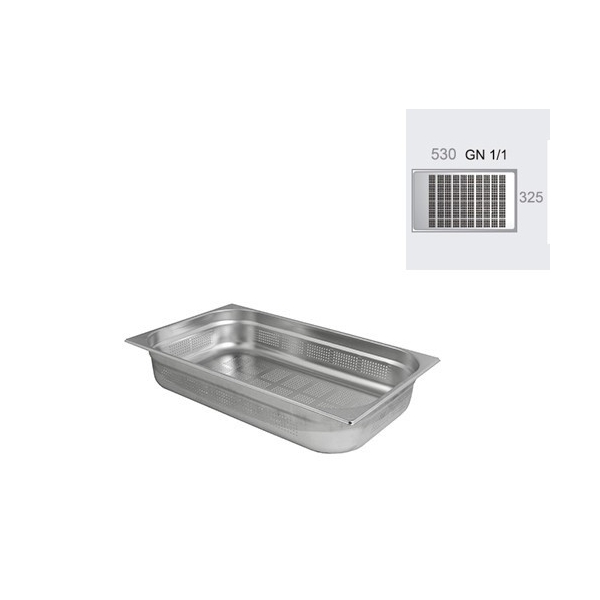 Cubeta perforada GASTRONORM 1/1