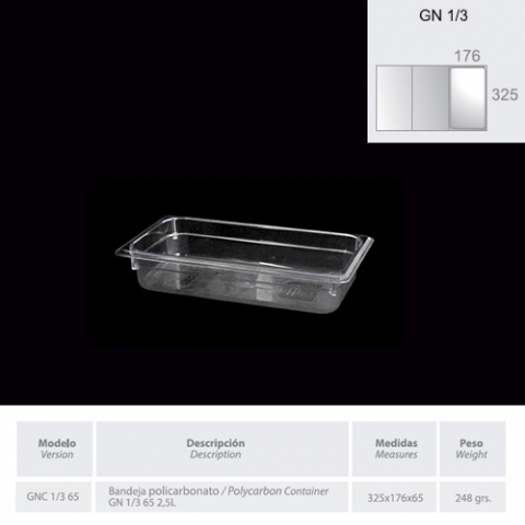 GNC-1/3 GASTRONORM