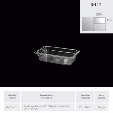 GNC-1/4 GASTRONORM
