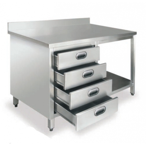 Mesa de Cocina con Cajones Mesa de Cocina con Cajones