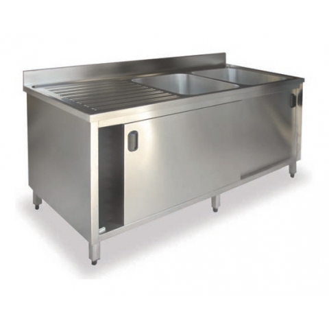 Fregadero dos senos y escurridor Fregadero dos senos y escurridor