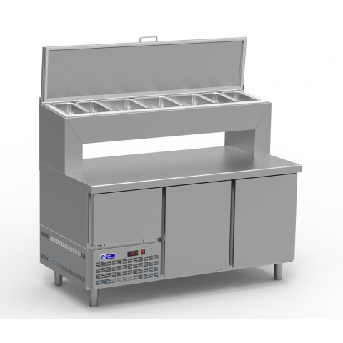 Mesa Frigorífica de Preparación OZ TPL-1600 Mesa Frigorífica de Preparación OZ TPL-1600