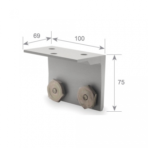 Soporte Guía Puerta Corredera Industrial Soporte Guía Puerta Corredera Industrial