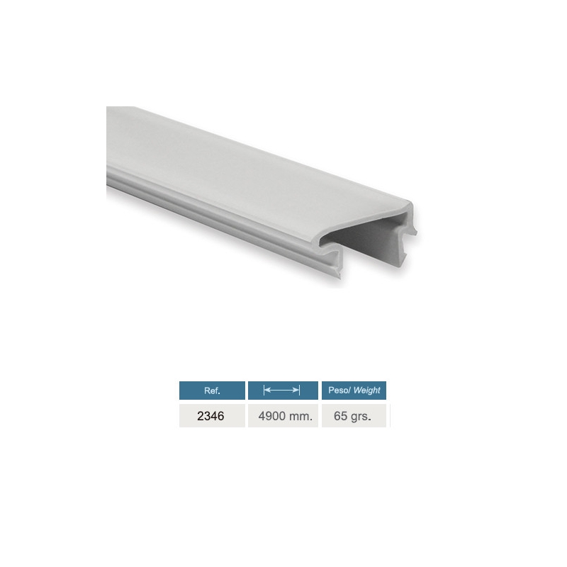 Tapa Rail superior puerta corredera Fermatic 2340