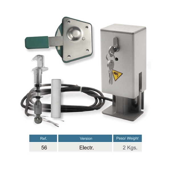 Cerradura eléctrica para sistema corredera