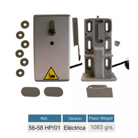 Repuesto para cerradura eléctrica de puerta corredera 56-58/01 Repuesto para cerradura eléctrica de puerta corredera 56-58/01