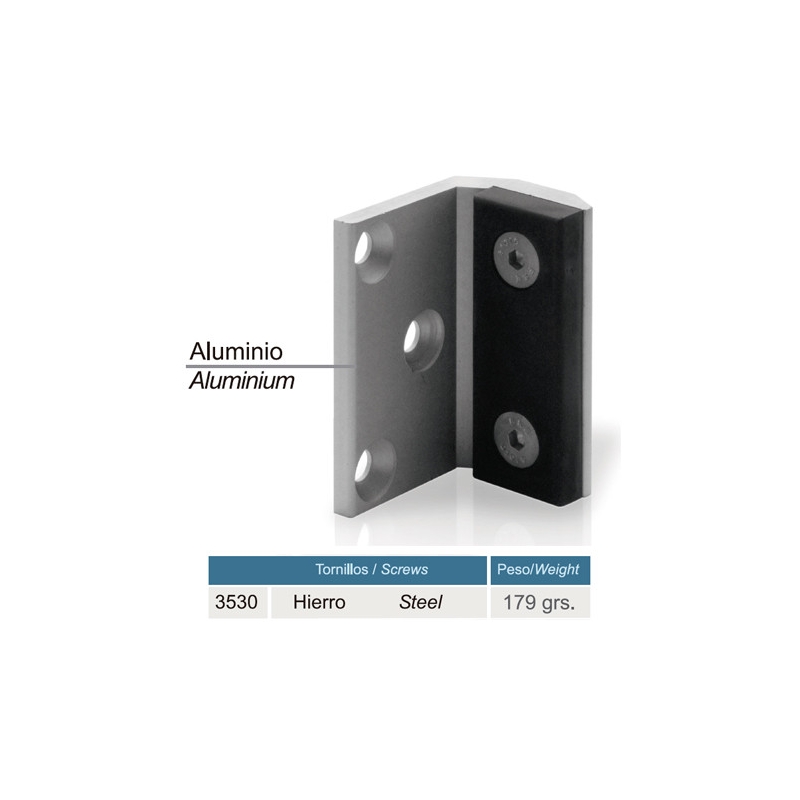 Tope aluminio maneta exterior para manetas 3530, 7530 y 7640