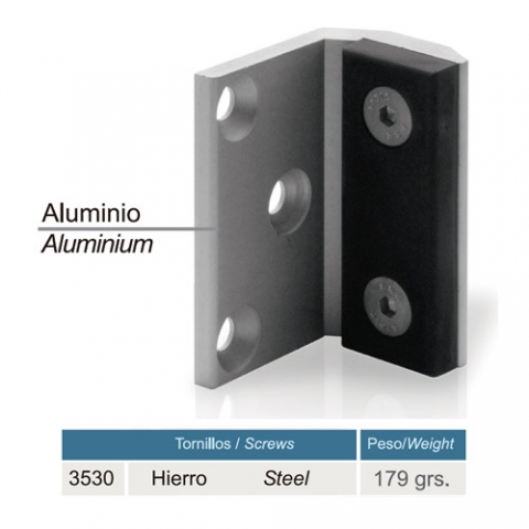 Tope aluminio maneta exterior para manetas 3530, 7530 y 7640