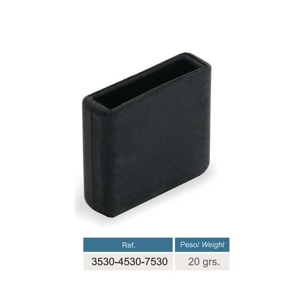 Tope de goma para maneta puerta corredera