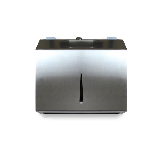 Dispensador de toallas en acero inoxidable